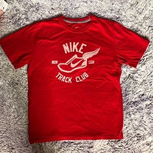 Nike red graphic tee